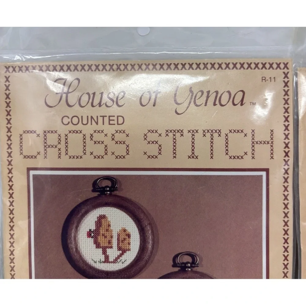 House Of Genoa Counted Cross Stitch Mushrooms & Mailboxes 3